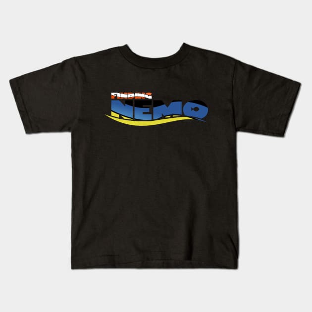 Finding Nemo - Pattern Kids T-Shirt by Artevak